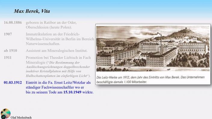 Max Berek (Beitrag Olaf Medenbach)